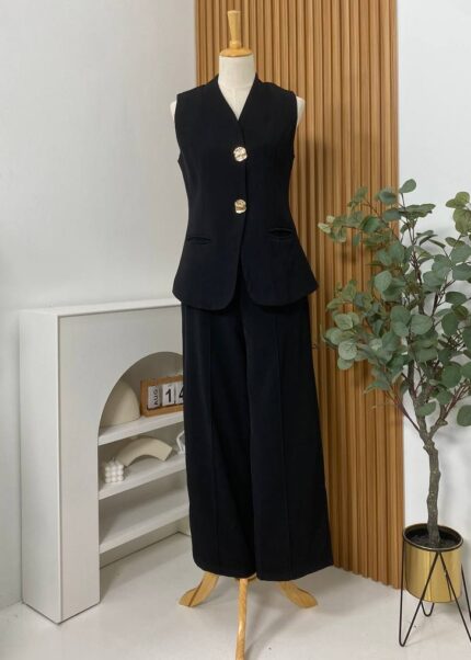 Laura Blazer Set Pant Black